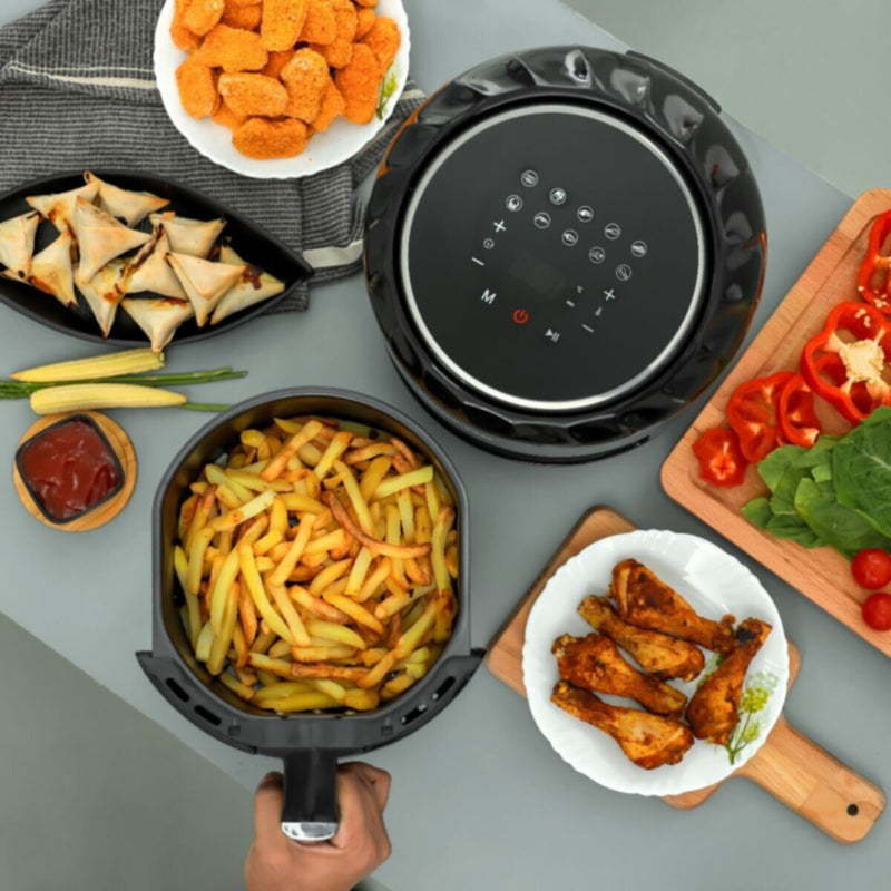 GEEPAS | Digital Air Fryer With 3.5L Capacity, 1500W Black | GAF37512