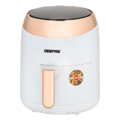 GEEPAS | Digital Air Fryer With 3.5L Capacity, 1400W White | GAF37522