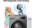 HISENSE | 7Kg Front Loading Washing Machine 1200 RPM, With Pause & Add, Drum Clean, Grey   WFVB7012MT