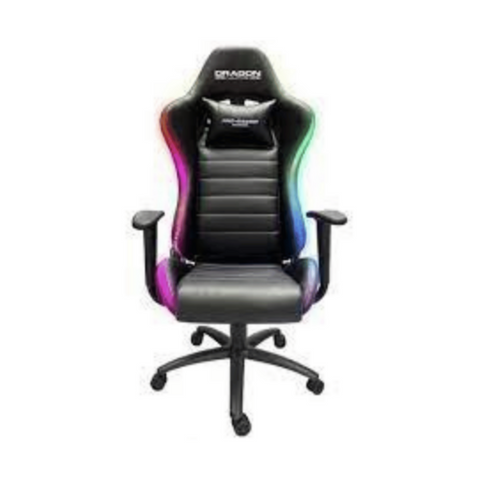 DRAGONWAR | RGB Pro-Gaming Chair with Remote Controller Black | GC-015-PK