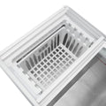 GEEPAS | Chest Showcase Freezer Storage 425Ltrs Convertible Freezer and Fridge Function | GCF4220SG
