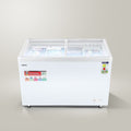 GEEPAS | Chest Showcase Freezer Storage 425Ltrs Convertible Freezer and Fridge Function | GCF4220SG