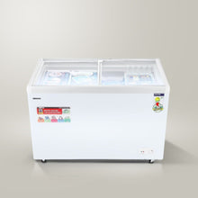 GEEPAS | Chest Showcase Freezer Storage 425Ltrs Convertible Freezer and Fridge Function | GCF4220SG