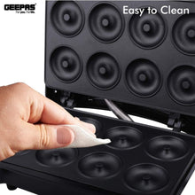 GEEPAS | 8Pcs Non Stick Donut Maker Cool Touch 780W | GDM36532