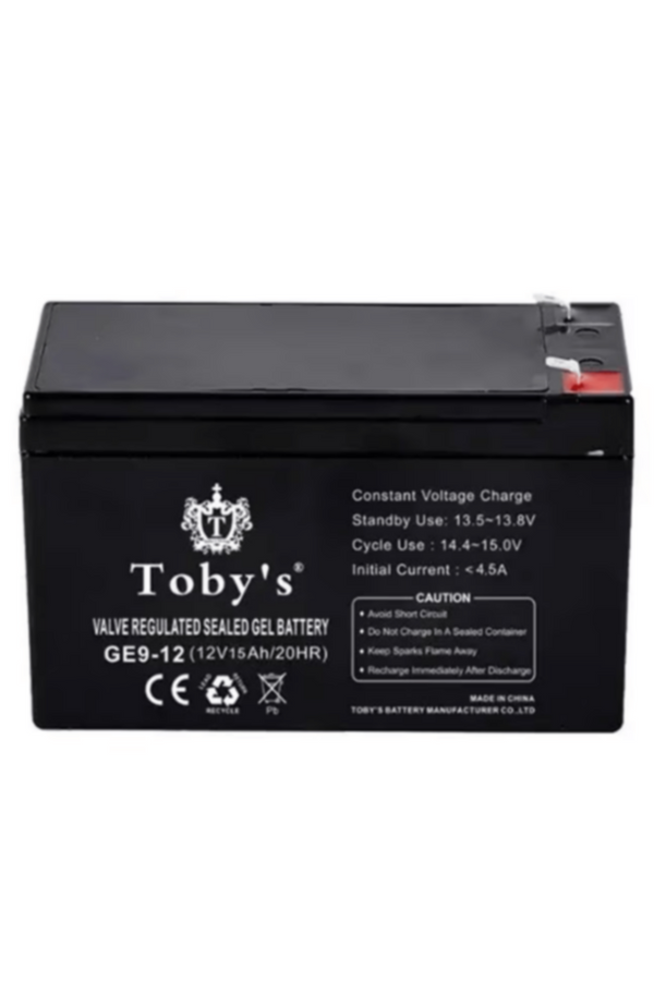 TOBY'S | Power Plus Battery 12V 9A 10000Mah | GE9-12