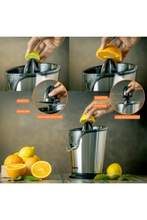 GEEPAS | 100 Watts Citrus Juicer Electric Stainless Steel | GCJ46013UK