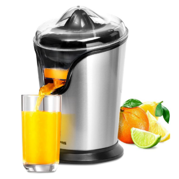 GEEPAS | 100 Watts Citrus Juicer Electric Stainless Steel | GCJ46013UK