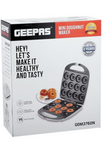 GEEPAS | 12Pcs Mini Donut Maker 1100W Non-Stick | GDM3760