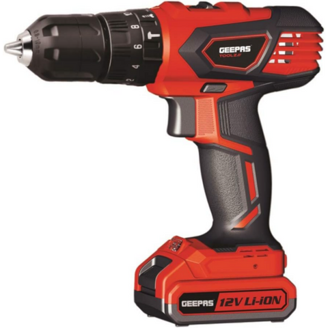 GEEPAS | 12V Lithium Hammer Drill | GPD1220C