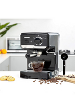 GEEPAS | 15 Bar Power Cappuccino Maker 1.25 Liters | GCM6108