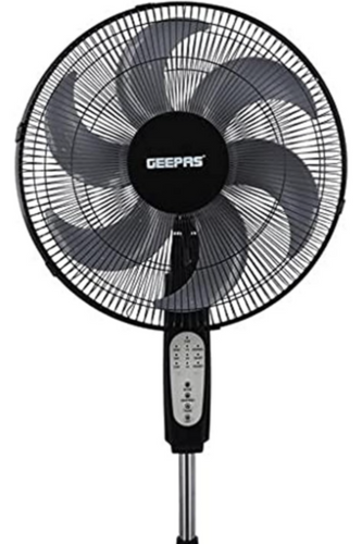 GEEPAS | 16" Stand Fan With Remote Control 3 Speed Control | GF21112