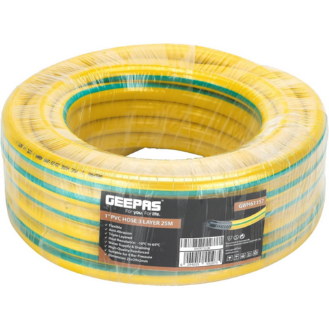 GEEPAS | 1'' Garden Hose 25m | GWH61157