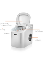 GEEPAS | 2.2 Liters Portble Automtic Ice Maker | GIM63015UK