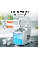 GEEPAS | 2.2 Liters Portble Automtic Ice Maker | GIM63015UK