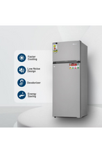 GEEPAS | 240 Liters Free Standing Durable Double Door Refrigerator | GRF2400SXE