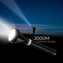 GEEPAS | 2500mAh Rechargeable LED Flashlight 2000 Meter Distance Portable | GFL51074