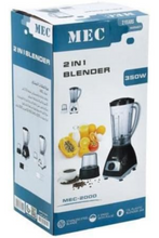 GEEPAS | 2 in 1 Blender 350 Watts With 1.5 Liters Plastic Blender Jar | MEC2000