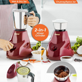 GEEPAS | 2 in 1 Mixer Grinder 550W Powerful Motor Stainless Steel Jars | GSB44091
