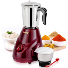 GEEPAS | 2 in 1 Mixer Grinder 550W Powerful Motor Stainless Steel Jars | GSB44091