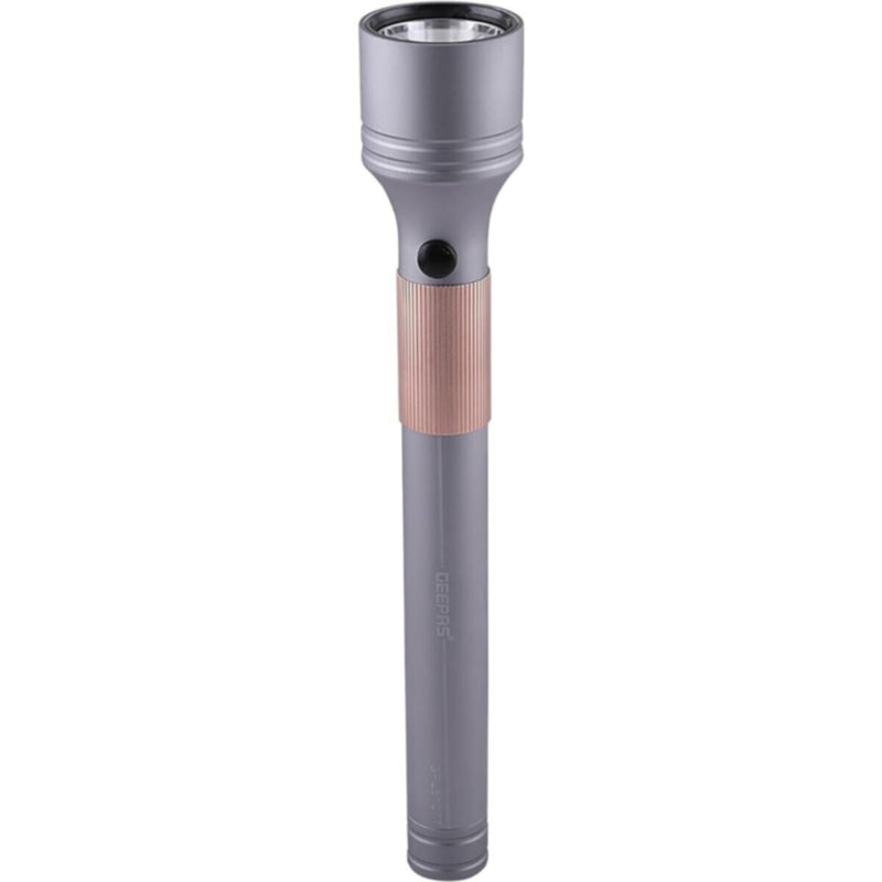 GEEPAS | 2 Pcs Rechargeable Water Proof Led Flashlight 3000 Mah Super Bright Light | GFL51077