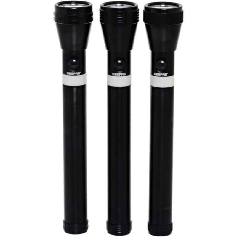 GEEPAS | 3-in-1 Rechargeable LED Flashlight Aluminium Body | GFL4622