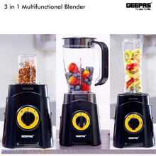 GEEPAS | 3 in 1 Super Blender 2 Speed and Pulse Function | GSB44033