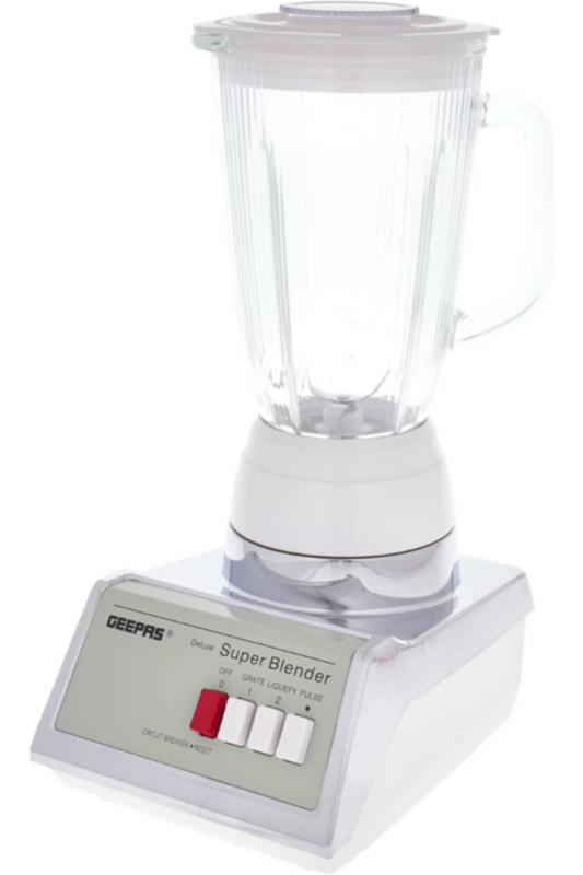 GEEPAS | 450 Watts Stainless Steel Blender 2 Speed Control | GSB1603