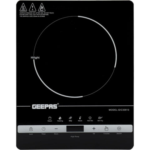 GEEPAS | 4 Digit Led Display Digital Infrared Cooker 2000W | GIC33013