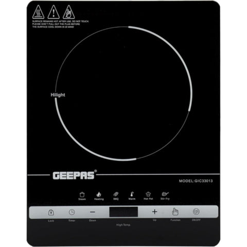GEEPAS | 4 Digit Led Display Digital Infrared Cooker 2000W | GIC33013