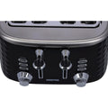 GEEPAS | 4 Slice Bread Toaster Adjustable 7 Browning Control 4 Slice Pop Up | GBT36537