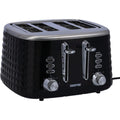 GEEPAS | 4 Slice Bread Toaster Adjustable 7 Browning Control 4 Slice Pop Up | GBT36537