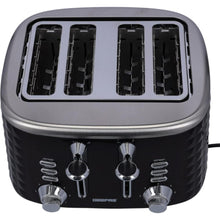 GEEPAS | 4 Slice Bread Toaster Adjustable 7 Browning Control 4 Slice Pop Up | GBT36537