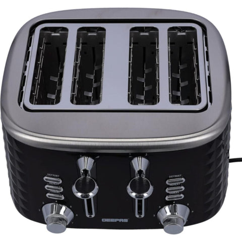 GEEPAS | 4 Slice Bread Toaster Adjustable 7 Browning Control 4 Slice Pop Up | GBT36537