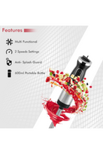 GEEPAS | 500 Watts 2 in 1 Hand Blender Food Collection Immersion Hand Blender | GHB43036