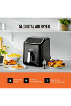 GEEPAS | 5 Liters Digital Air Fryer With Vortex 10 in 1 Convection | GAF37527