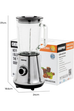 GEEPAS | 700 Watts Glass Jug Food Blender Smoothie Maker | GSB44023UK