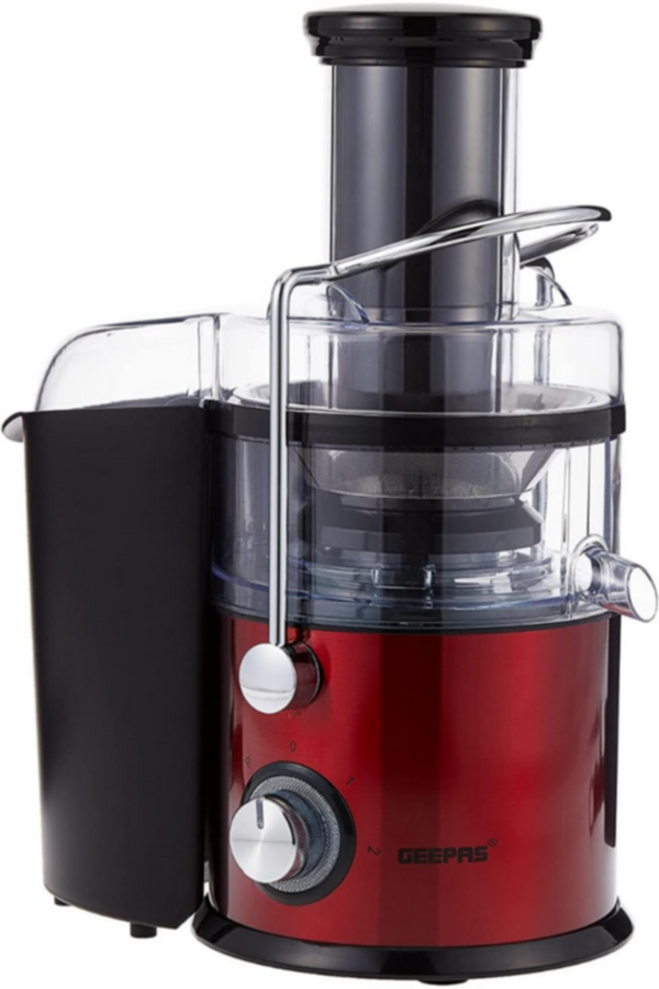GEEPAS | 800 Watts 2.2 Liters Centrifugal Juicer With 75mm Wide Mouth | GJE5437