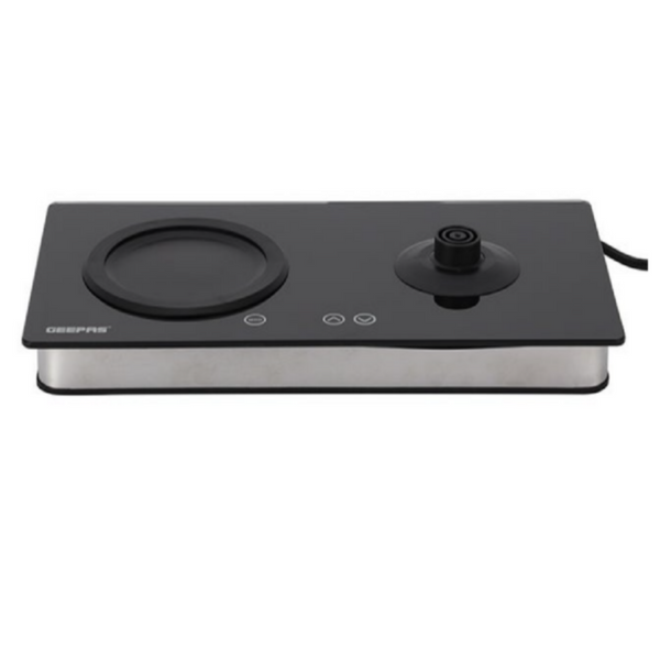 GEEPAS | Digital Tea Maker 2200W Black/Silver | GTM38065
