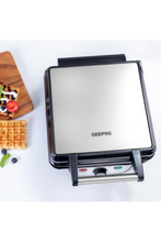 GEEPAS | Electric Waffle Maker 1100 Watts 4 Slice Non-Stick | GWM5417