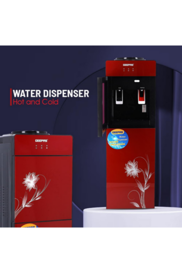 GEEPAS | Hot And Cold Water Dispenser With Compressor Cooling | GWD8343