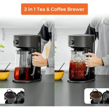 GEEPAS | Ice Tea Coffee Maker with Permanent Nylon Filter 700W | GCM41516