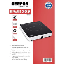 GEEPAS | Infrared Cooker With Overheat Protection 2000W | GIC33014