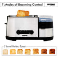 GEEPAS | Multi-Function Toaster Silver 1250W | GBT36508UK