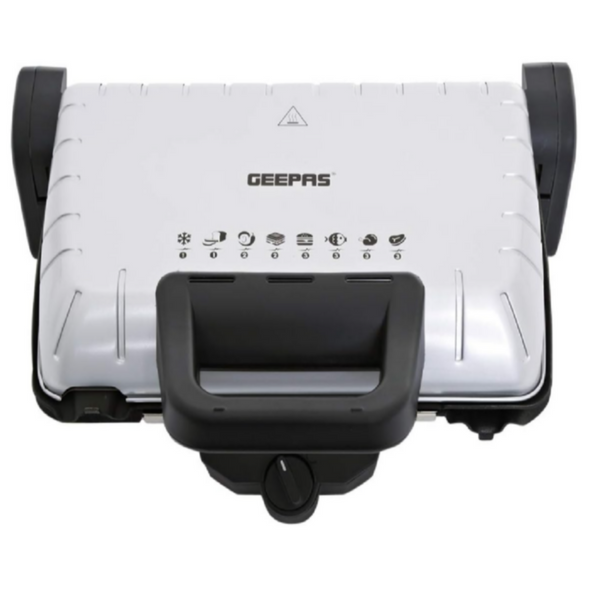 GEEPAS | Multifunction Grill Maker Adjustable Thermostat Non-Stick Cooking Plate | GGM5458