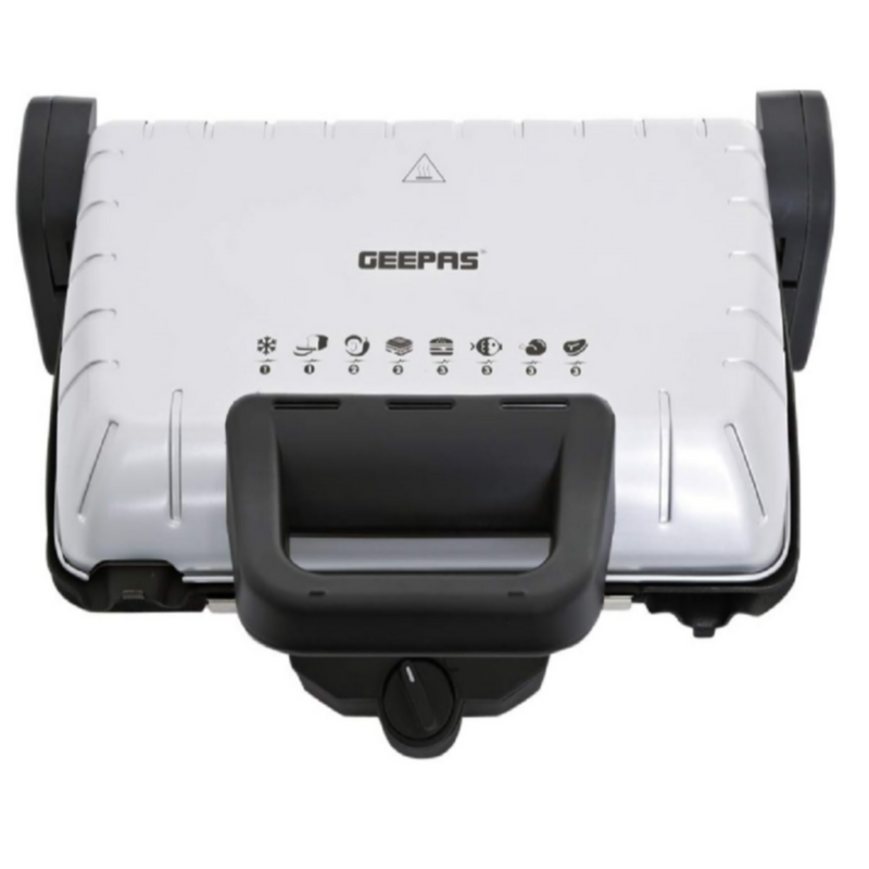 GEEPAS | Multifunction Grill Maker Adjustable Thermostat Non-Stick Cooking Plate | GGM5458
