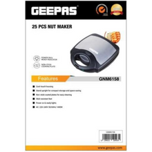 GEEPAS | Non-Stick Doughnut Maker Silver Set 25-Pieces | GNM6158