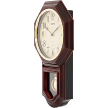 GEEPAS | Pendulum Wall Clock Brown | GWC4810