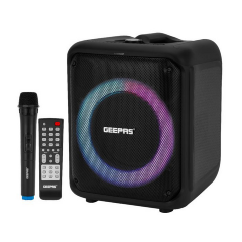 GEEPAS | Professional Speaker Portable Handle with 3600 MAh Huge Battery | GMS11161