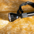 GEEPAS | Rechargeable LED Flashlight 470mm Hyper Bright Cool White | GFL4653