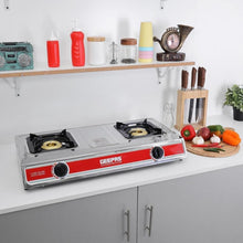 GEEPAS | Stainless Steel 2-Burner Gas Hob Burner | GK6898